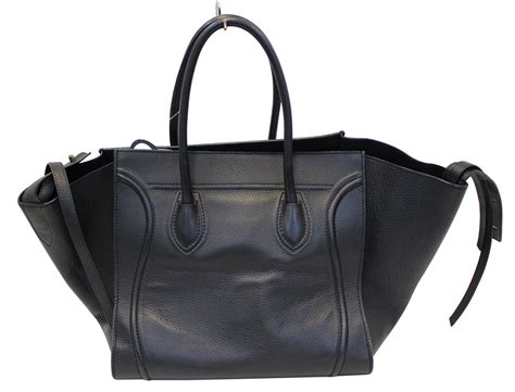 celine luggage phantom black price|authentic Celine phantom bag.